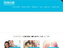 Tablet Screenshot of christiancreditcounselors.org